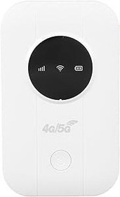 Resim Pocket Wifi Yönlendirici, 4G 5G Sim Kart Taşınabilir LTE CAT4 Modem, 300Mbps Hız, 10 Cihaz Bağlantı, 10 Saat Pil Ömrü, 8916 CHIP, Micro Sim Yuvası 