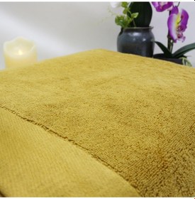 Resim T.concept Exclusive Bambu Pamuk Battal Boy Banyo Havlusu Hardal 100 156 