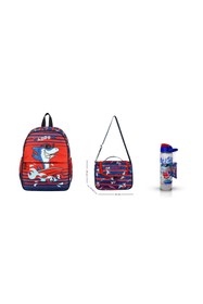 Resim Waddell Köpek Balığı Desenli Anaokulu Kreş Sırt Çantası set (3 parça) 