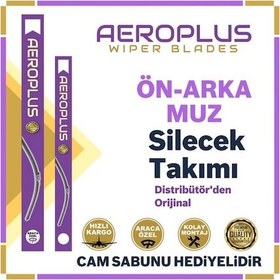 Resim Aeroplus Skoda Scala Ön Arka Muz Silecek Takımı 2019-2021 