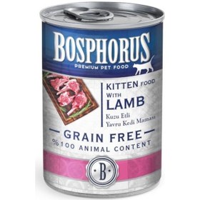 Resim Bosphorus Kuzu Etli Konserve Yavru Kedi Maması 415 G 