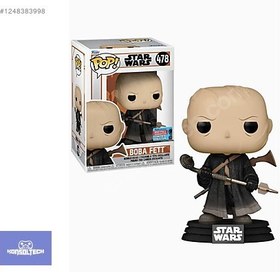 Resim FunkoPop Figür-Star Wars 478 -Boba Fett Tattooine NYCC Fall 