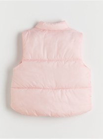 Resim LC Waikiki Pembe Dik Yaka Kız Çocuk Şişme Yelek 