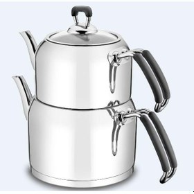 Resim Amboss Saphire Küçük Boy Çaydanlık Siyah Silikon Kulp SAP-4585 