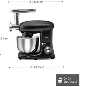 Resim Karaca Multichef 1900 W Stand Mikser Mutfak Şefi 5.5 L 