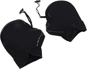 Resim Akozon 2 Adet Motosiklet Gidonu Eldiven su Geçirmez kış Sıcak Muff ATV Kar Araci Motosiklet 