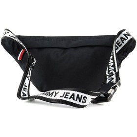 Resim Tommy Hilfiger Tjw Logo Tape Bumbag Nyl Kadın Bel Çantası Black - Black / STD 
