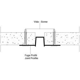 Resim Undo Yapı 13mm Alçıpan Fuga Profili 1.5mt X 10 Adet 