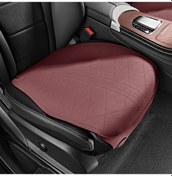 Resim Flip-fur Araba Minderi Dört Mevsim İçin Nefes Alabilir Havalandırma Yastığı, Stil: Ön Yastık Kırmızı 