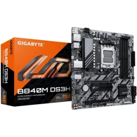 Resim Gigabyte B840M DS3H DDR5 8200MHz (OC) HDMI DP 2xM.2 2.5G LAN Micro-ATX AM5 