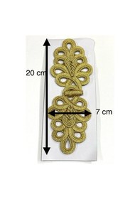 Resim Örgü Düğme / Japon & Çin Düğmesi / Büyük Örgü Düğme / - Gold 