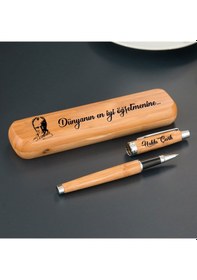 Resim Öğretmene Bambu Roller Kalem 
