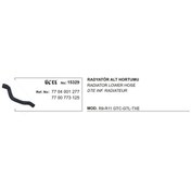 Resim Radyatör Hortumu Alt 15329 R9 R11 Gtc Gtl Txe 7704001277 7700773125 7704001277 7700773125 