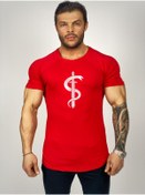 Resim Black İstanbul Snake's Sword Baskılı Fitness T-shirt 