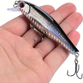 Resim 10 Adet Japonya Sıcak Model Batan Minnow Balıkçılık Lures 8.5 cm 9.2g Jerkbait Bas Pike Carkbait Wobblers Swimbait Profesyonel Yem 