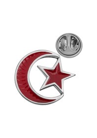Resim Hk Gümüş Rozet Ay Yıldız Gümüş Takı Hediyelik Ürünler-205239 Çok Renkli 