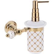Resim Pure Concept Geometrik Beyaz Altın Pvd Gold Montajlı Sıvı Sabunluk 