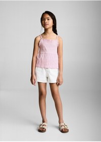 Resim MANGO Kids Nakış detaylı bluz 