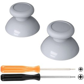 Resim Yeni Umut Gri-extremerate Çift Renkli Joystick Thumbsticks Analog Nintendo Switch Pro Denetleyici İçin Phillips Torna 