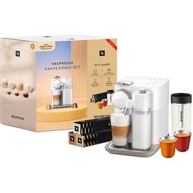 Resim Nespresso F541 Kahve Köşesi Seti Beyaz 