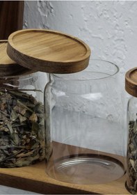 Resim Akasya 3lü Kavanoz Seti - Cam Kavanoz Takımı - 3x600 Ml 