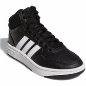 Resim Adidas Hoops Mıd 3.0 K Kadın High Sneaker Siyah Beyaz - Siyah 