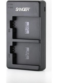 Resim Sanger Canon Lp E5 Batarya Uyumlu İkili Usb Şarj Cihazı 