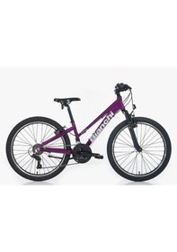 Resim Shimano Bianchi Xr24.3 Çocuk Bisikleti 24 Jant V-fren Mürdüm 9-13 Yaş Siyah 