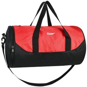 Resim Silindir Spor Çanta El Valizi Kırmızı Çok Renkli 
