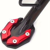 Resim ADV Motosiklet Yan Durulama, Kaymaz Alüminyum Alaşım Taban Ped, PCX, NMAX ve Benzer Modeller için Geliştirilmiş Destek, Dayanıklı Çapraz Sınır Aksesuarı 