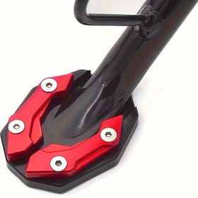 Resim ADV Motosiklet Yan Durulama, Kaymaz Alüminyum Alaşım Taban Ped, PCX, NMAX ve Benzer Modeller için Geliştirilmiş Destek, Dayanıklı Çapraz Sınır Aksesuarı 