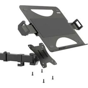 Resim Daisy Home Ayarlanabilir Aliminyum Laptop Standı Vesa Bağlantılı Monitör Kolu Uyumlu EX789 