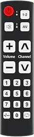 Resim VINABTY Geemarc TV10 TV-10 Remote Controller için yeni uzaktan kumanda yedeği 