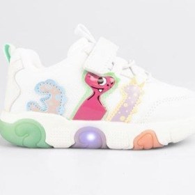 Resim Vicco Number Cırtlı Işıklı Hafif Günlük Spor Ayakkabı 346.25y.160 Beyaz 