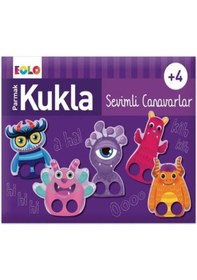 Resim 4 Yaş Parmak Kukla Sevimli Canavarlar eolo Yayınları 