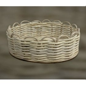 Resim Bambu Ekmek Sepeti, Takı Toka Sepeti 12 x 15 x 6 CM Kahverengi 