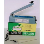 Resim 20CM Metal Gövde Poşet Ağzı Yapıştırma Kapatma Makinası FS-200 (5256) 