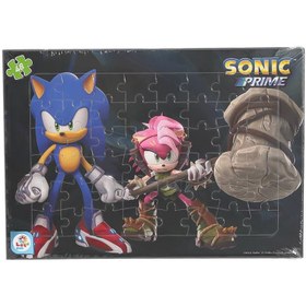 Resim SO7868 Sonic 48 Parça Frame Puzzle -Laço Kids 