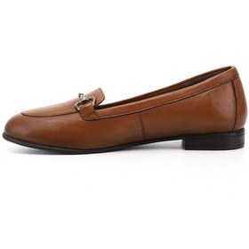 Resim Gönderi R Kadın Taba Hakiki Deri Tokalı Babet Gdza134m0430 Taba 