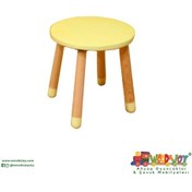 Resim Wood&Joy Sarı Tabure 