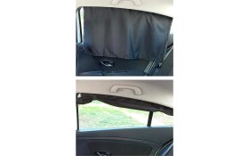 Resim REIHMANN Fiat Ducato 2006-2007-2008-2009-2010-2011-2012 Oto Güneşlik Perde 2 Adet Araç Yan Cam Güneşlik Araba Güneşlik Perdesi Anne Bebek Emzirme Perdesi,katlanabilir, Cırtlı 