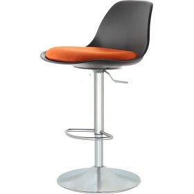 Resim Boombar Nadya Bar Sandalyesi - Turuncu Deri - 9537S0123 