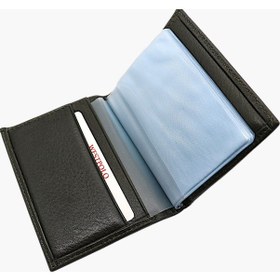 Resim Westpolo Hakiki Deri Kağıt Para Ve Bol Şeffaf Kart Bölmeli Unisex Kartlık - 616 Haki 