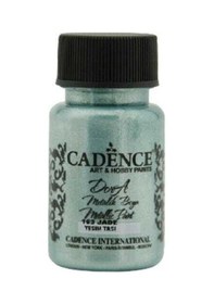 Resim Cadence 163 Yeşim Taşı Dora Metalik Boya 50 Ml 
