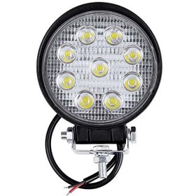 Resim OFF ROAD YUVARLAK 9 LED SİS FARI 