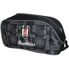 Resim Beşiktaş Siyah Beyaz Ayakkabı Çantası 