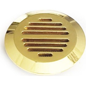 Resim Humidor Puro Kutusu Nemlendirici Haznesi Yuvarlak Metal Sarı 37 MM 