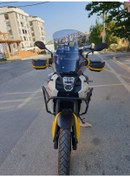 Resim Motocam Qj Svt 650 X Siperlik Ön Cam 2023 2024 Model 50cm Açıkfüme Renkli 4mm Uzun Cam 
