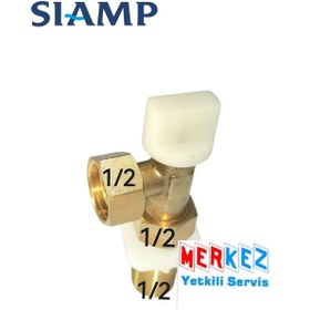 Resim SİAMP Gömme Rezervuar Vanası & Rezervuar Su Dolum Vanası, Giriş 1/2 - Çıkış 1/2- Rekorlu Model 