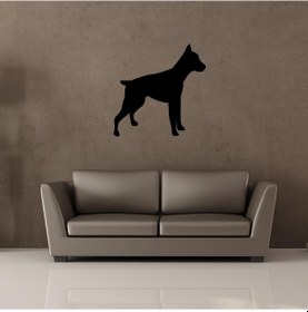 Resim Köpek Folyo Sticker Derstv868 50cm Uzunluk Siyah 